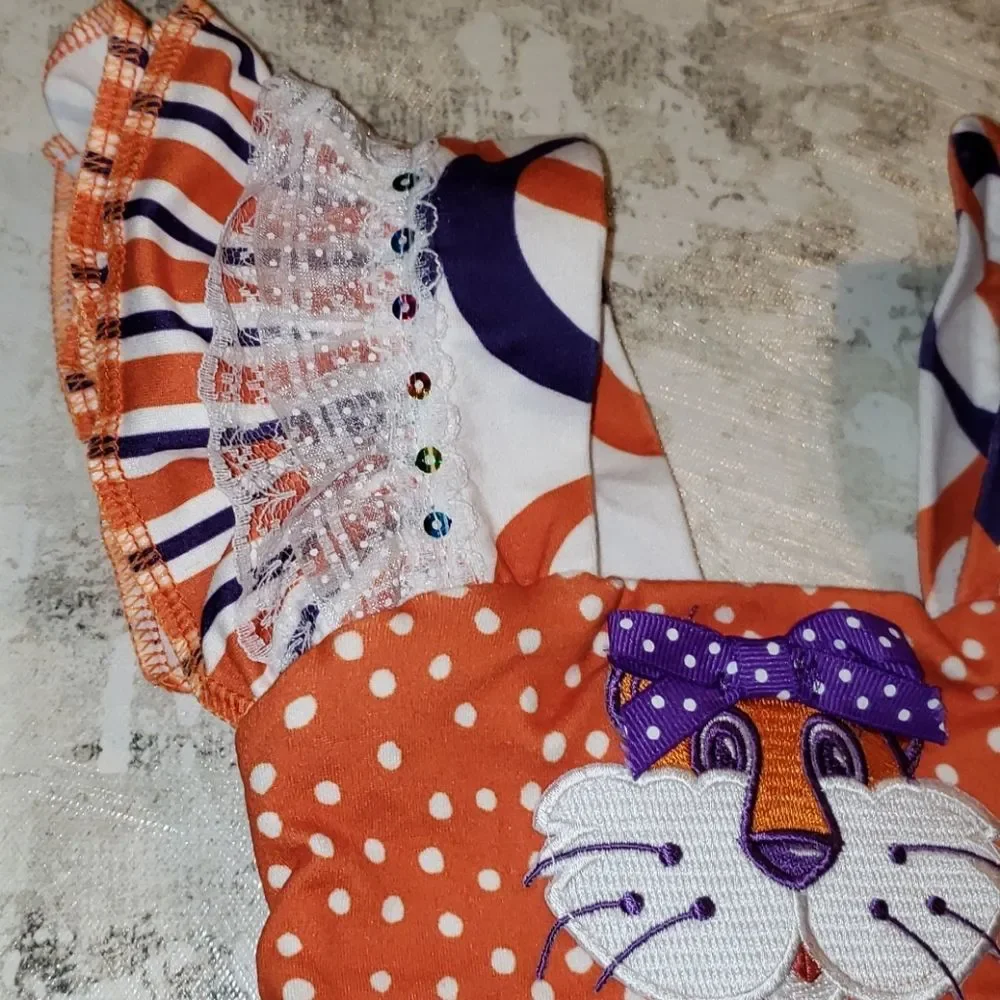 ⭐NWT Abbi Lane Tiger 🐅 Dress With Sequins - Picture 2 of 8